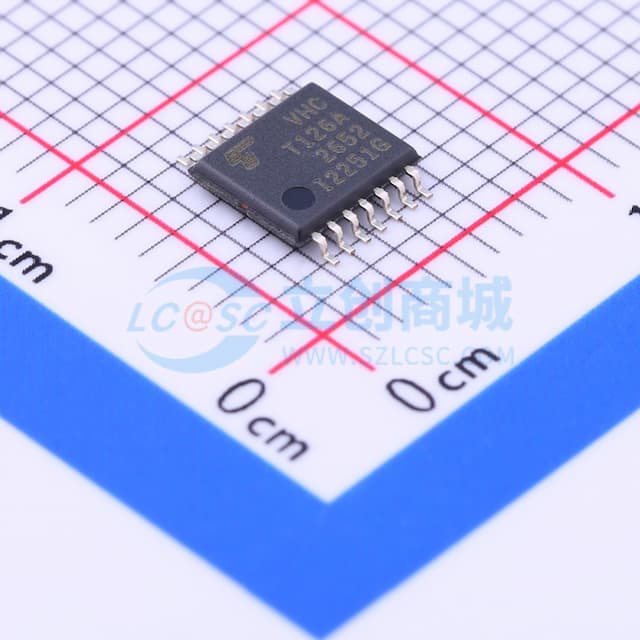 CMOS四路总线缓冲器实物图