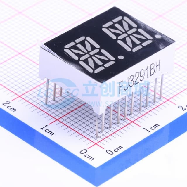 2位0.39英寸红色数码管 共阳极 【LE】实物图