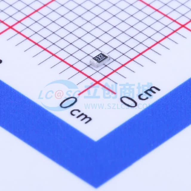 3.3kΩ ±1% 100mW 厚膜电阻实物图