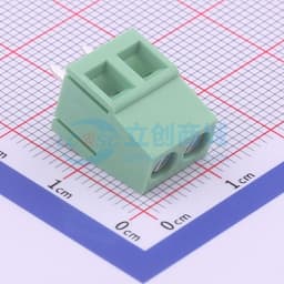 5mm 1x2P 排数:1 每排P数:2 直插 【螺钉】缩略图