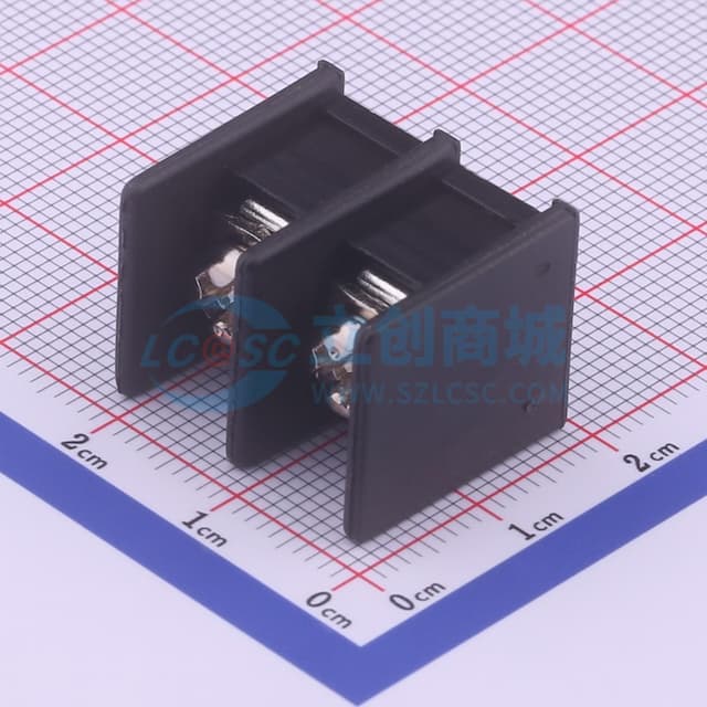 9.5mm 1x2P 每排P数:2 排数:1 直针 中脚 【栅栏】实物图