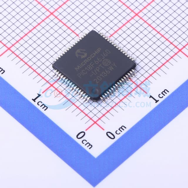 64/80/100引脚，带以太网功能的高性能1 Mbit闪存微控制器实物图