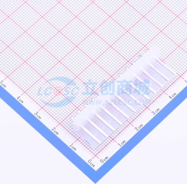 1x12P 间距:3.96mm 直插 系列:CH 【插件】实物图