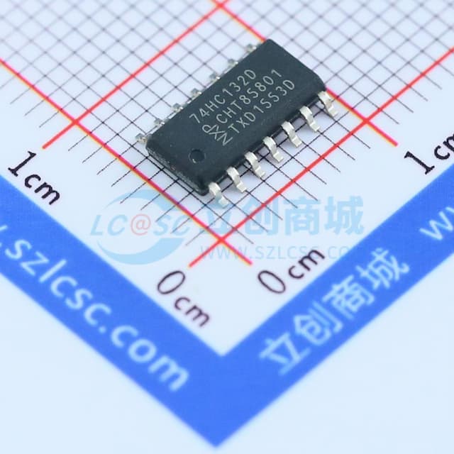 四2输入与非施密特触发器实物图