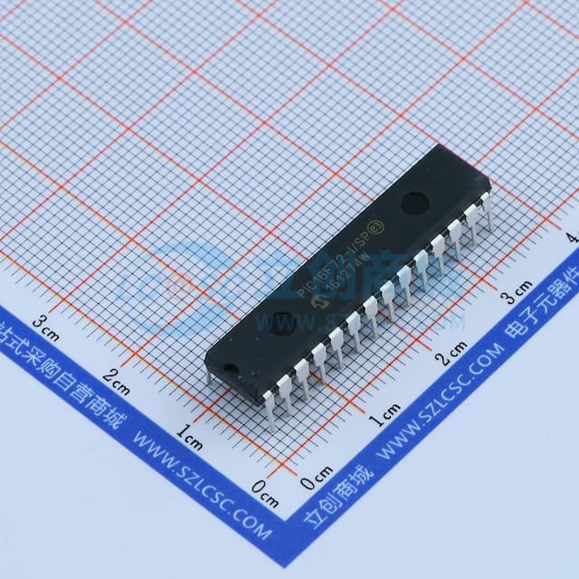 带A/D转换器的28引脚、8位CMOS闪存微控制器【插件】实物图