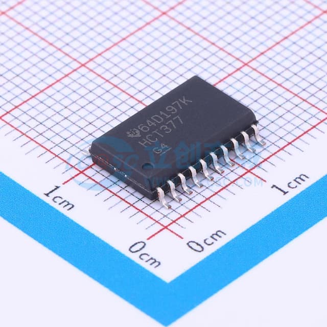带时钟使能的八进制 D 型触发器实物图