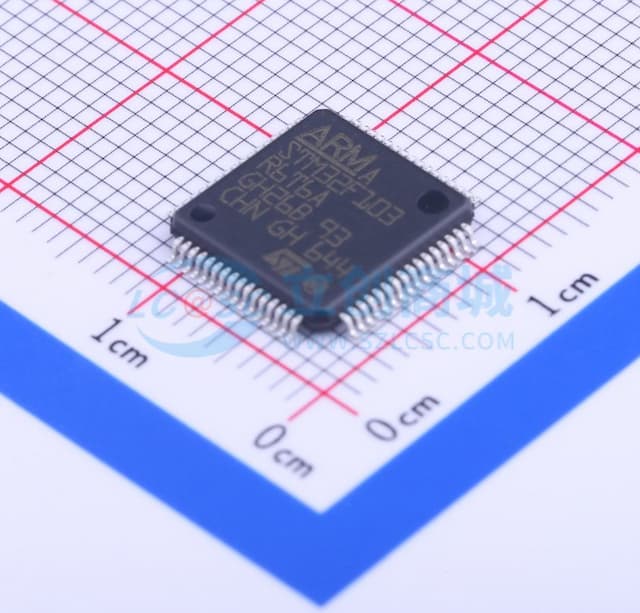 主流增强型ARM Cortex-M3 MCU，具有32 KB Flash、72 MHz CPU、电机控制、USB和CAN实物图
