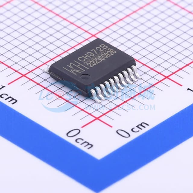 USB总线接口芯片CH372实物图