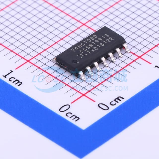 四路二输入与门实物图