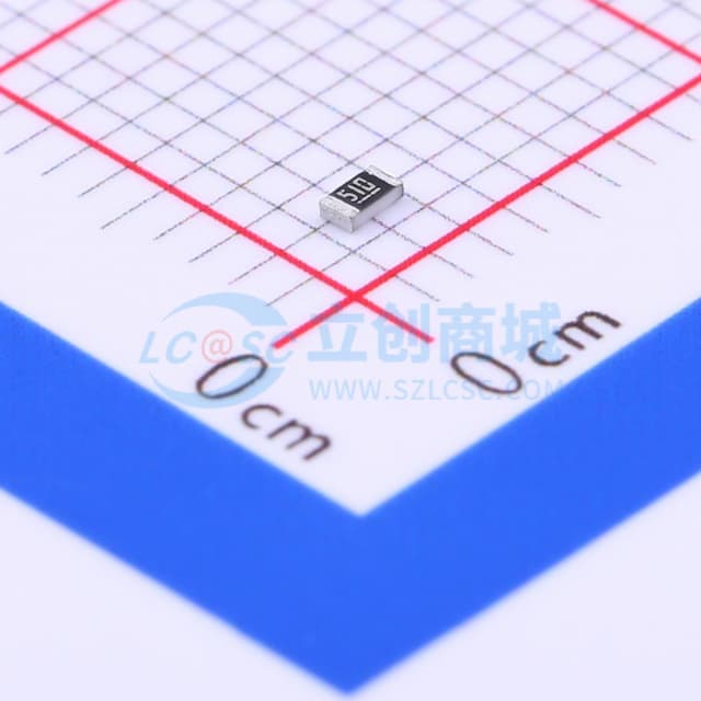 51Ω ±1% 100mW 厚膜电阻实物图