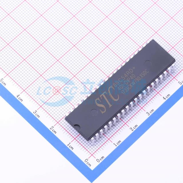 STC89C54RD+40I-PDIP40 【插件】实物图