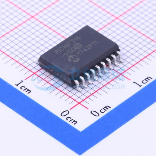 带A/D转换器和增强型捕获/比较/PWM功能的8位闪存微控制器实物图