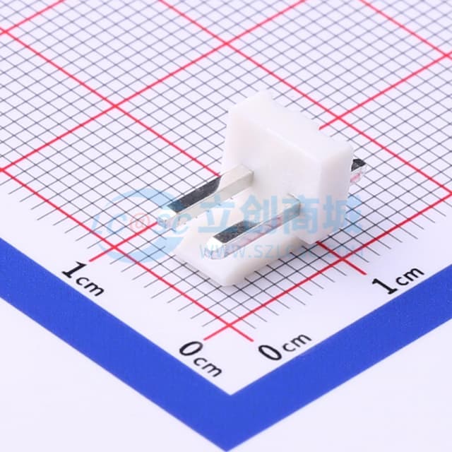 1x2P 间距:3.96mm 直插 系列:VH 【插件】实物图