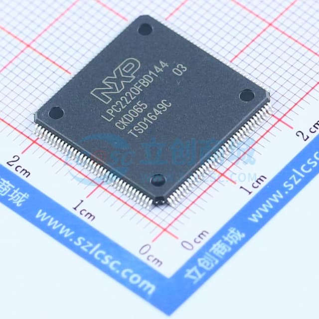 LPC2220FBD144,551实物图