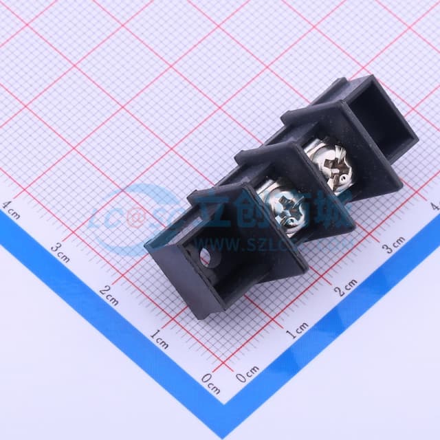 9.5mm 1x2P 每排P数:2 排数:1 直针 中脚 【栅栏】实物图