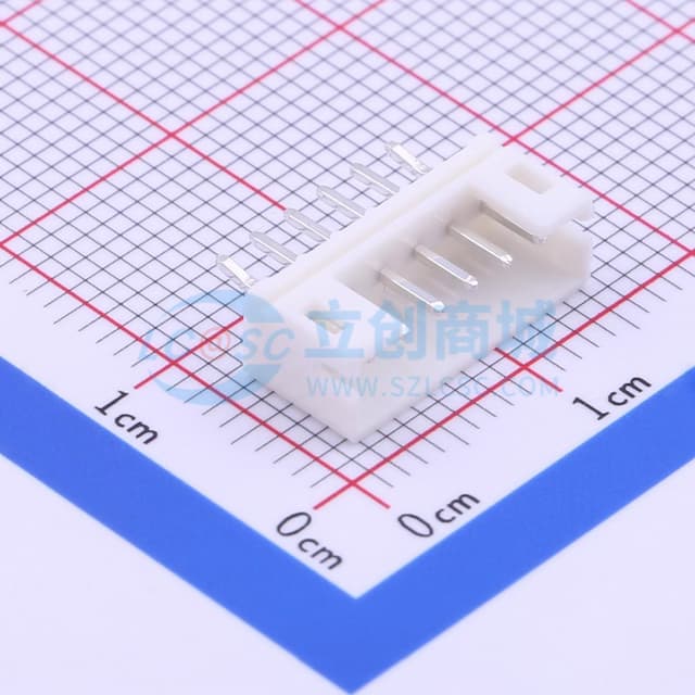 1x6P 间距:2mm 直插 系列:PH 【插件】实物图