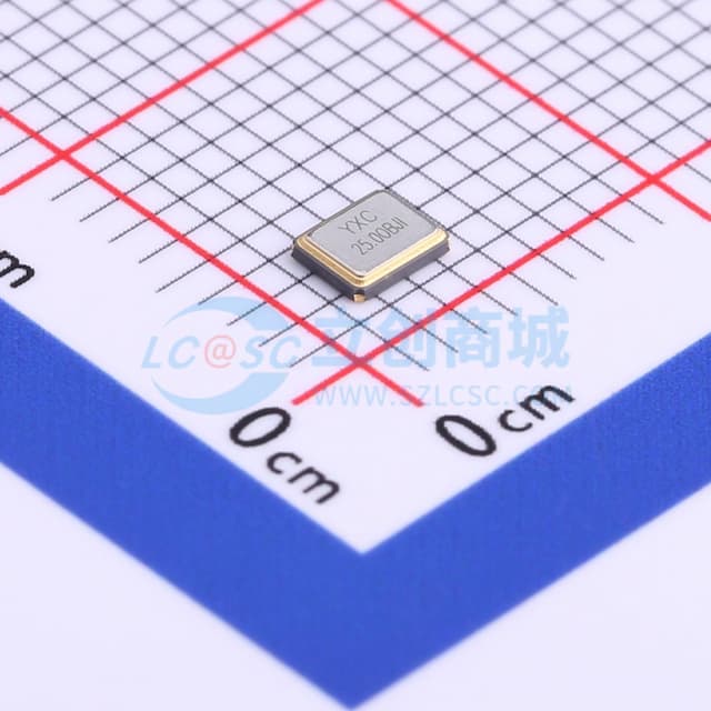 YSX321SL 25MHZ 4P 3225 12PF ±10PPM -40~85℃ (±20PPM)实物图