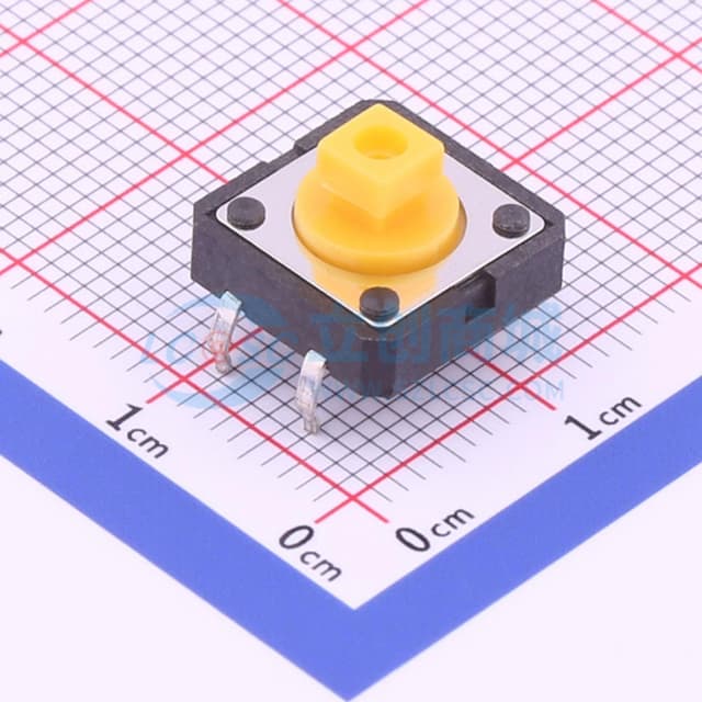 12*12*7.3mm 直插 轻触开关 【轻触】实物图