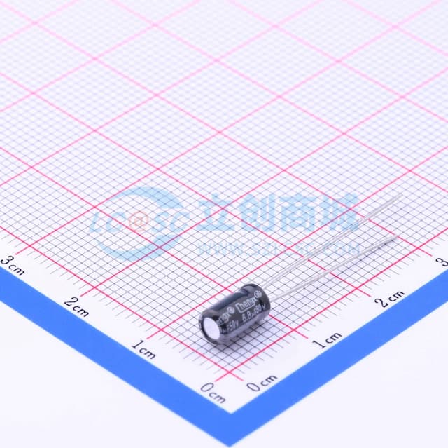 6.8uF ±20% 50V 【引线】实物图