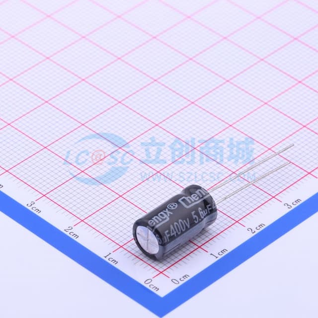 5.6uF ±20% 400V 【插件】实物图