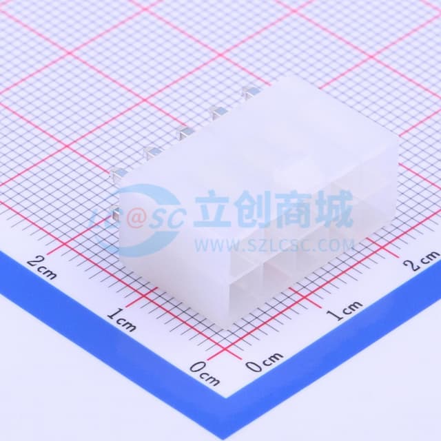 2x5P 间距:4.2mm 直插 系列:Mini-Fit(MX 4.2) 【插件】实物图