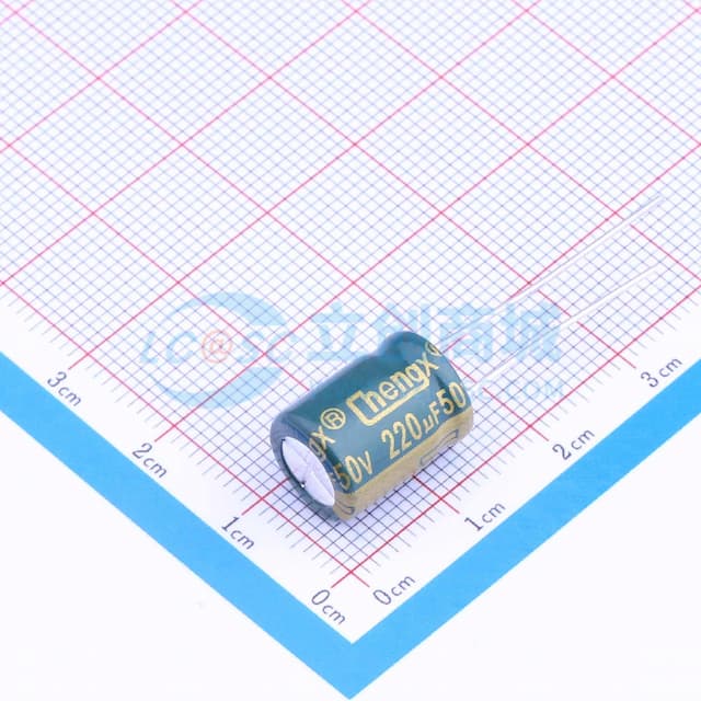 220uF -10%~+20% 50V 【引线】实物图
