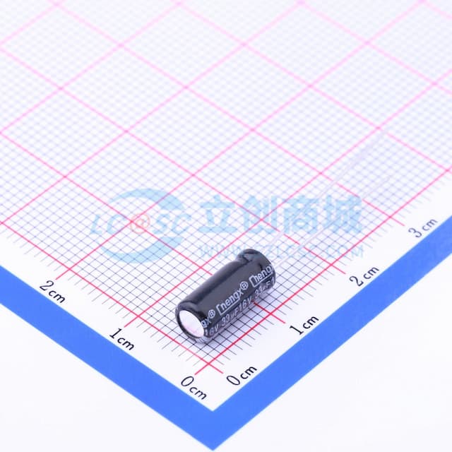 33uF ±20% 16V 【引线】实物图