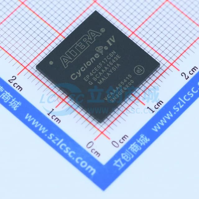 EP4CE6F17C8N实物图