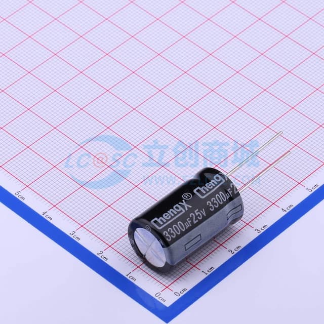 3300uF ±20% 25V 【插件】实物图