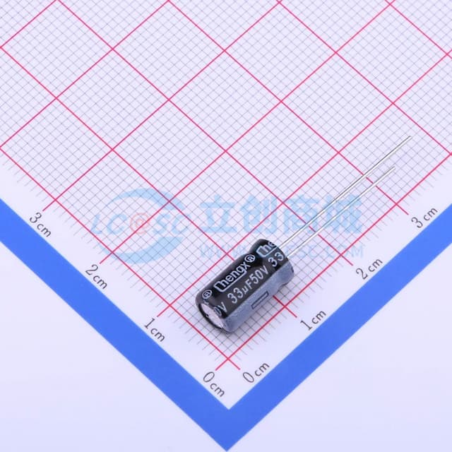 33uF ±20% 50V 【引线】实物图