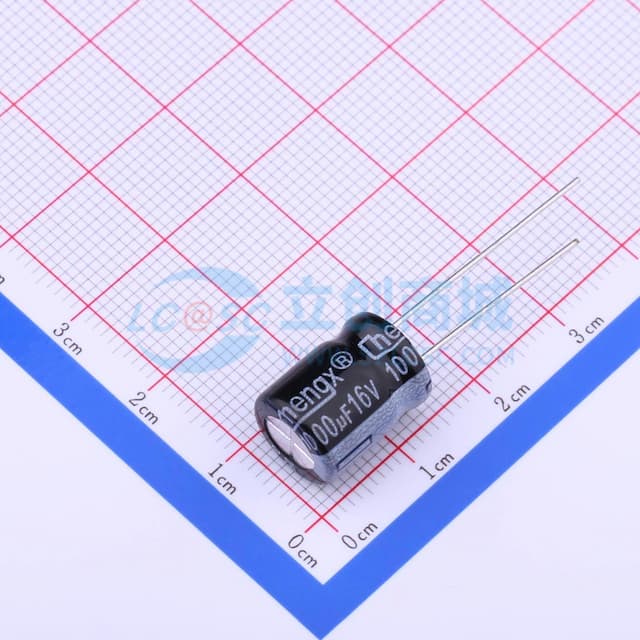1000uF ±20% 16V 【引线】实物图
