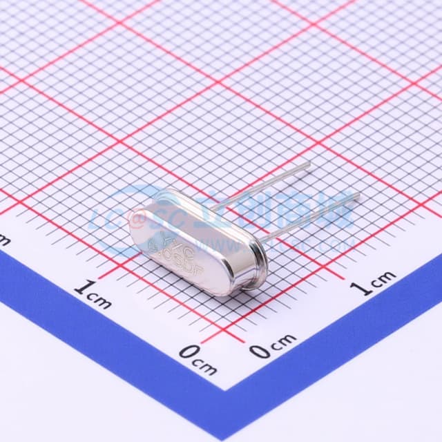 HC-49US 6MHZ 2P 49S 20PF ±20PPM -20~70℃（±30PPM）【插件】实物图