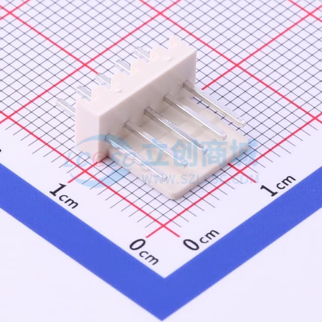 1x5P 间距:2.54mm 直插 系列:KK 254(MX2510) 【插件】实物图