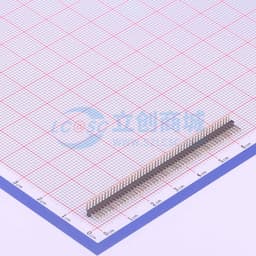 1x50P 间距:1.27mm 方针 弯插 【排针】缩略图