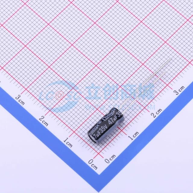 47uF ±20% 35V 【引线】实物图
