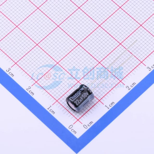 22uF ±20% 50V 【引线】实物图