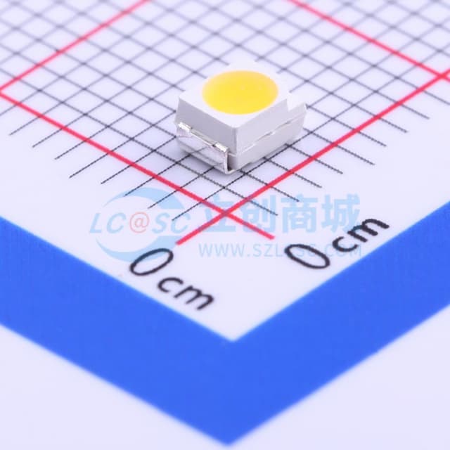 暖白 3528 LED灯珠实物图