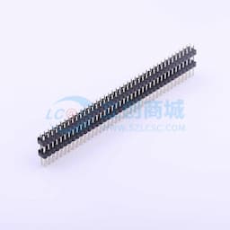 2x40P 间距:2.54mm 方针 直插 【插件】缩略图
