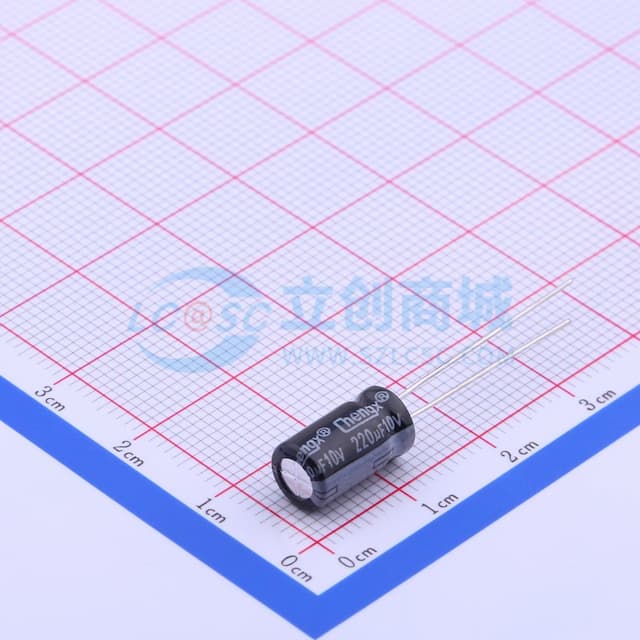 220uF ±20% 10V 【引线】实物图