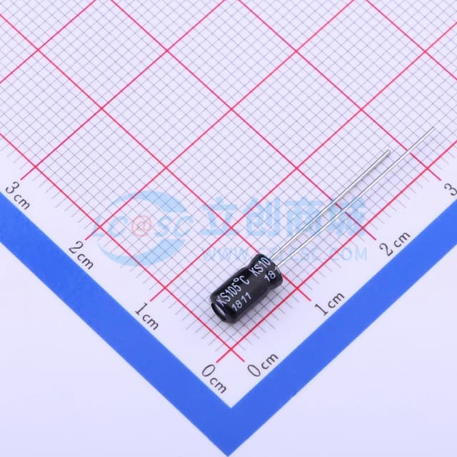 22uF ±20% 25V 【引线】实物图