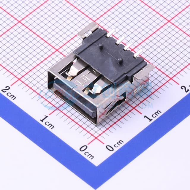 Type-A 母 卧贴实物图