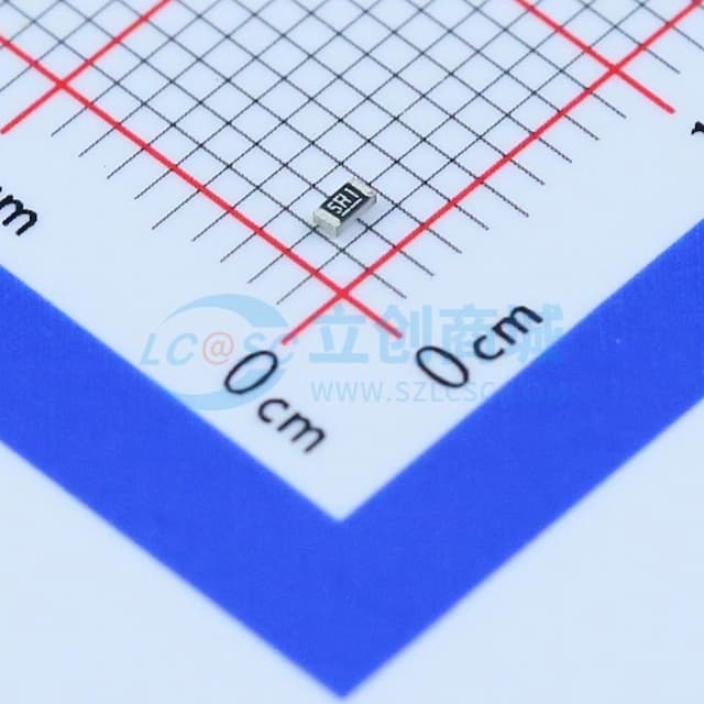 5.1Ω ±1% 100mW 厚膜电阻实物图