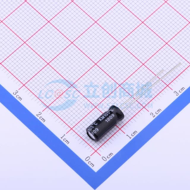 22uF ±20% 50V 【引线】实物图