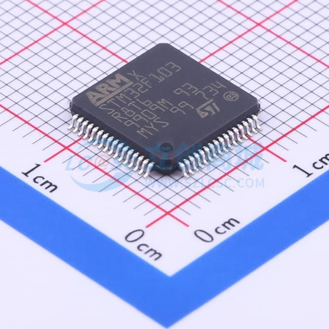 主流增强型ARM Cortex-M3 MCU，具有64 KB Flash、72 MHz CPU、电机控制、USB和CAN实物图