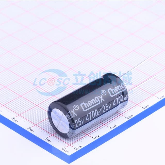 4700uF ±20% 25V 【引线】实物图