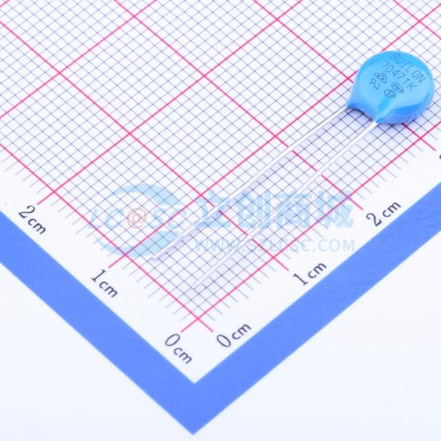 钳位电压775V 19.7焦耳 插件压敏电阻 【插件】实物图