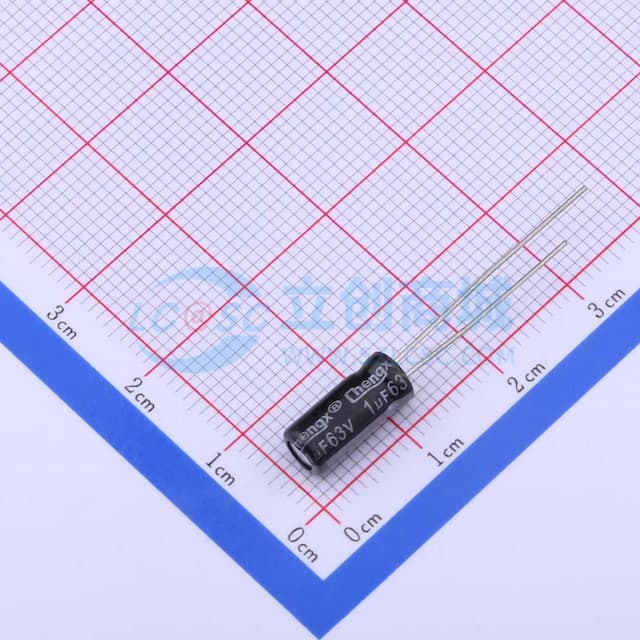 1uF ±20% 63V 【引线】实物图