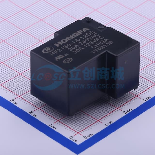 小型大功率12V继电器 单刀单掷-常开 【继电】实物图