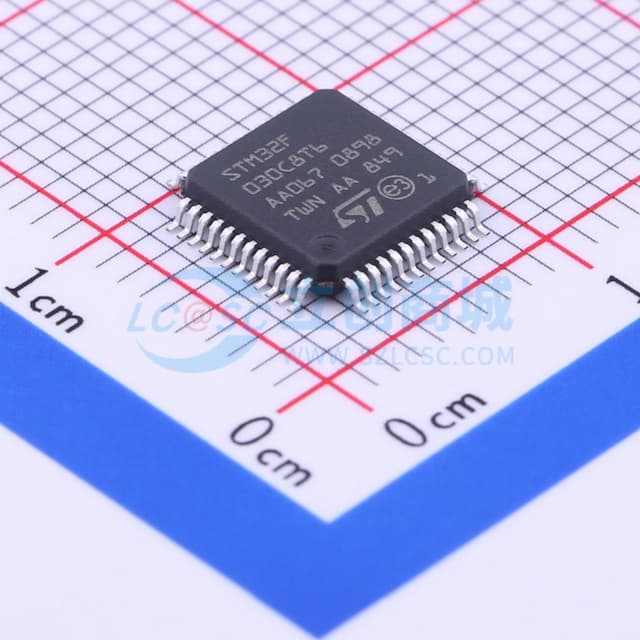 主流ARM Cortex-M0超值系列MCU，具有64 KB Flash和48 MHz CPU实物图