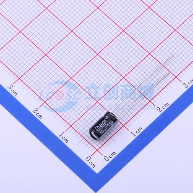10uF ±20% 25V 【引线】实物图
